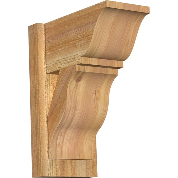 Ekena Millwork Funston Traditional Rough Sawn Outlooker, Western Red Cedar, 8"W x 14"D x 18"H OUT08X14X18FST01RWR - main